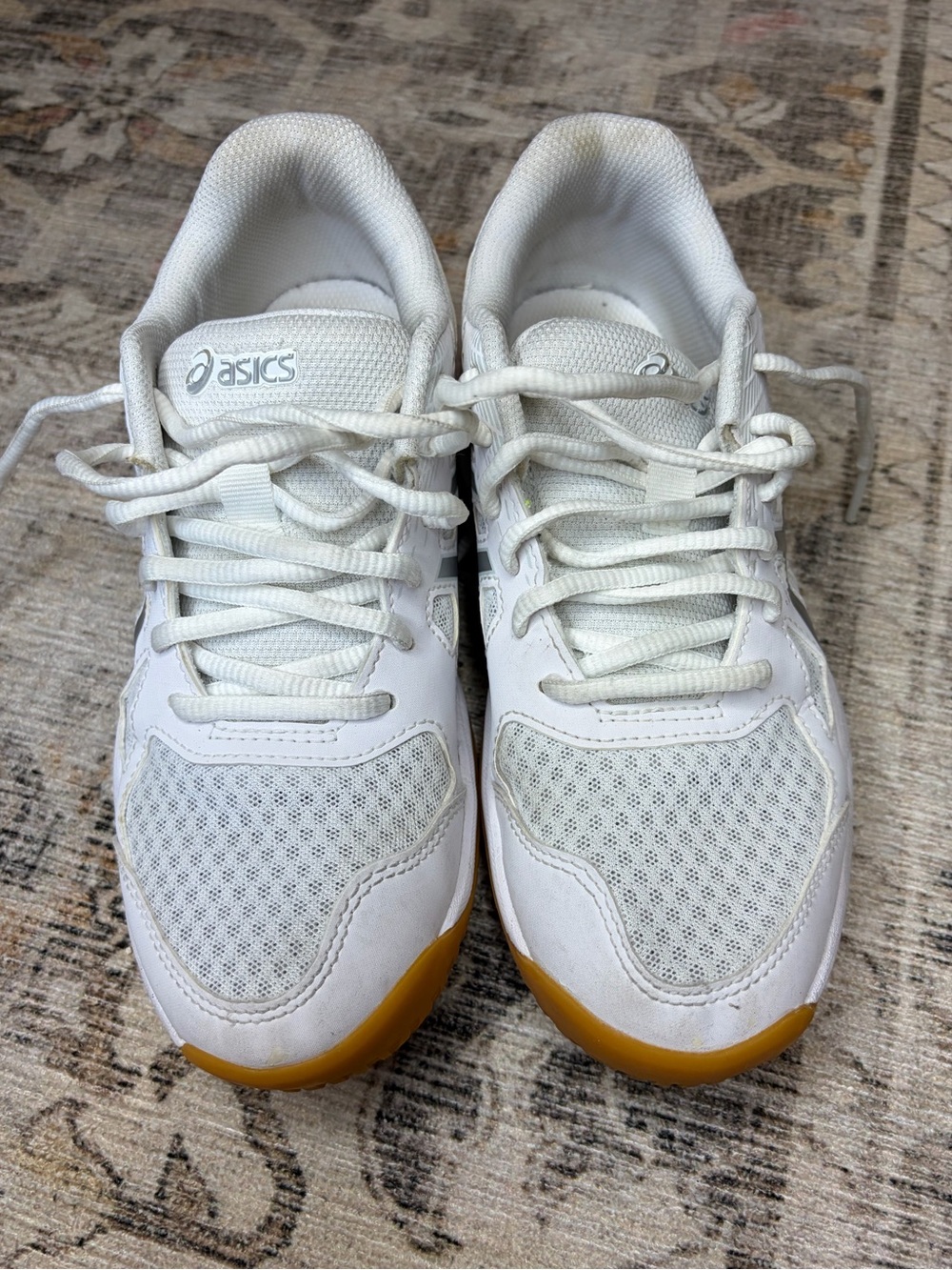 ASICS White Volleyball Shoe